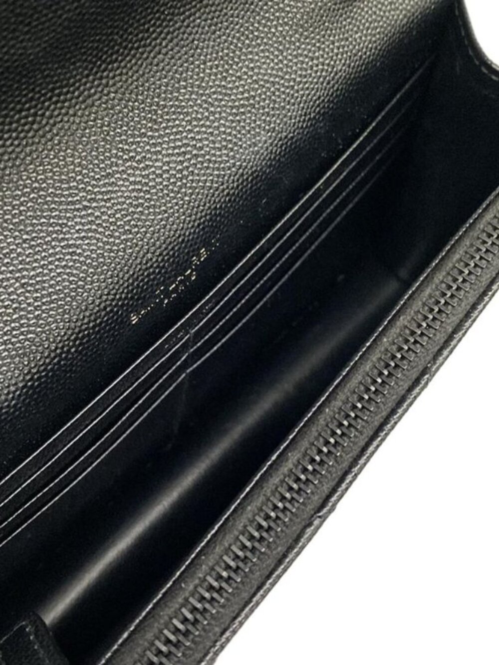 Saint Laurent Paris Wallet Cassandra Envelope Chain Black - Picture 4 of 13